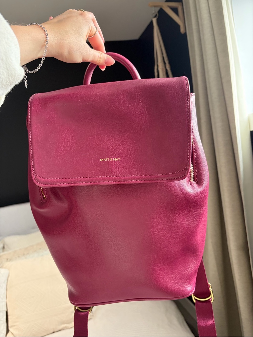 Sac à dos Matt & Nat - Framboise